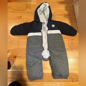 Jacadi White Baby Snowsuit NWOT